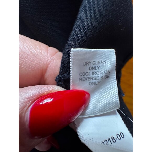 Banana Republic Black Stretch Skirt Size 10 Classic Basic Work Office Secretary - Picture 7 of 8